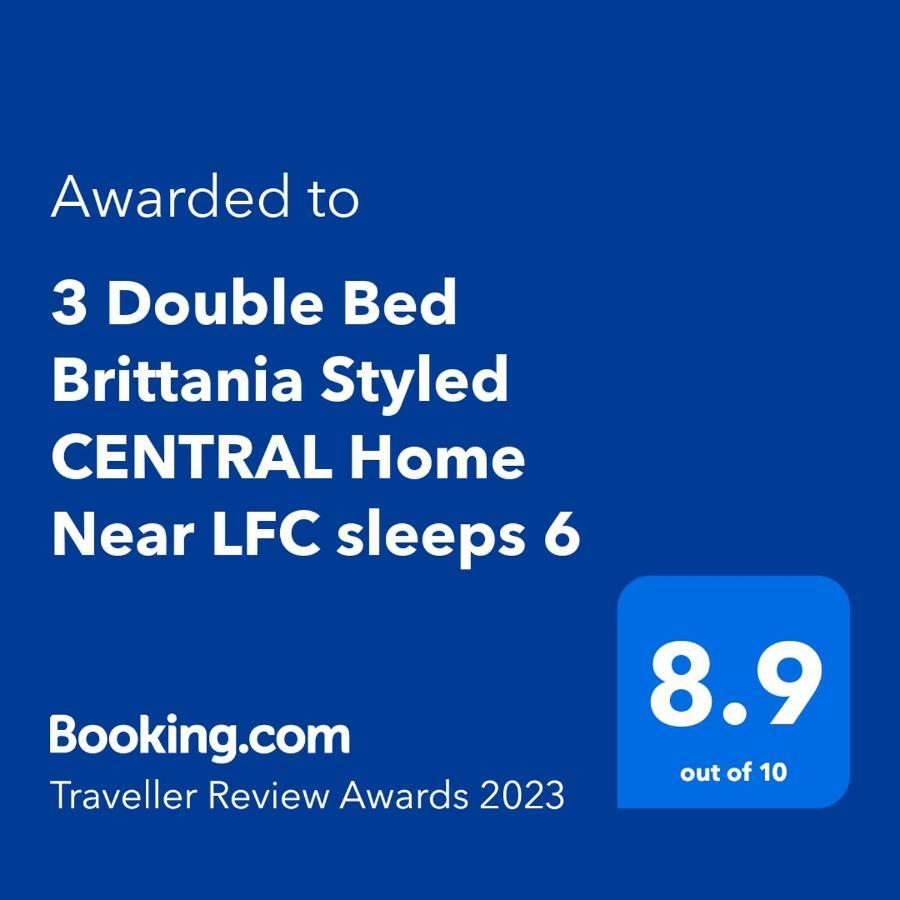 3 Double Bed Brittania Styled Central Home Near Lfc Sleeps 6 With Free Business Super Fast Fibre Broadband Liverpool Eksteriør bilde